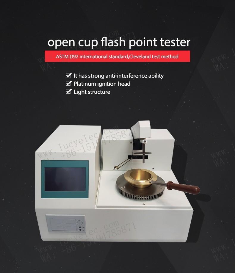 KS403 open cup flash point tester