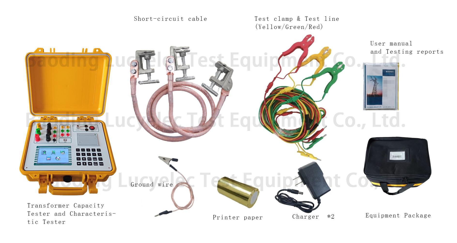 The full set of transformer capacity and charateristics tester