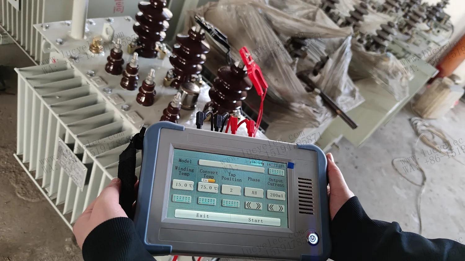 portable winding resistance meter